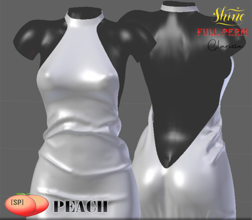 [SHINE FULL PERM] DRESS CLARISSA   PEACH