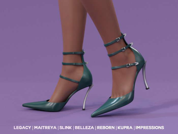 $NT Athena Heels TEAL