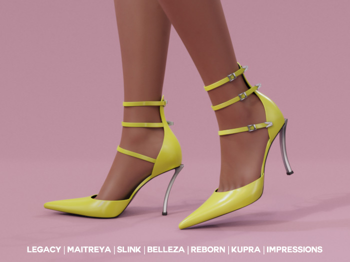 $NT Athena Heels YELLOW