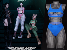 #KLUBB "Seung" Bra & Shorts [Pretty Poison]