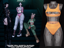 #KLUBB "Seung" Bra & Shorts [Peachy]