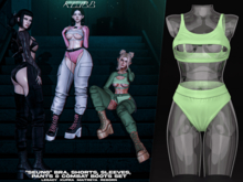 #KLUBB "Seung" Bra & Shorts [Jaded]