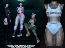 #KLUBB "Seung" Bra & Shorts [Crystal Meth]