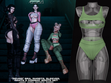 #KLUBB "Seung" Bra & Shorts [Blunt]