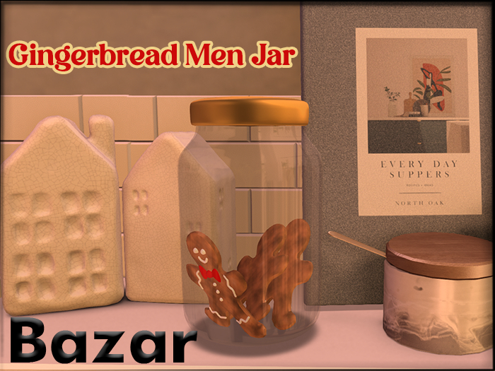BAZAR - Gingerbread Men Jar