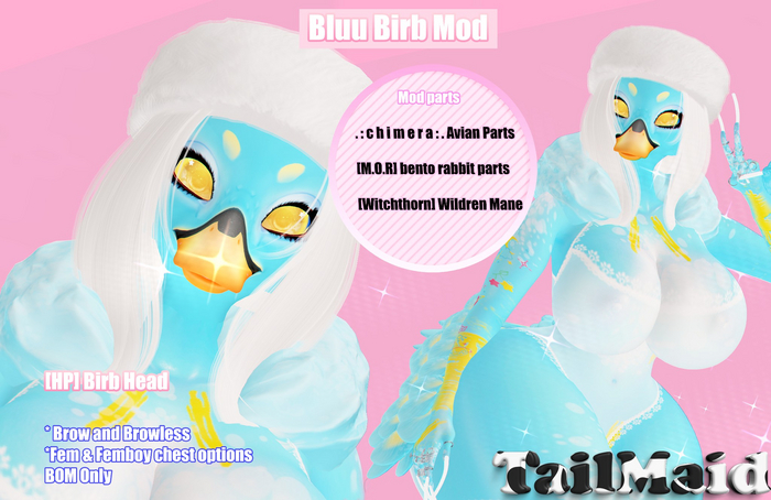 .TM. Bluu Birb Mod -Bom Only