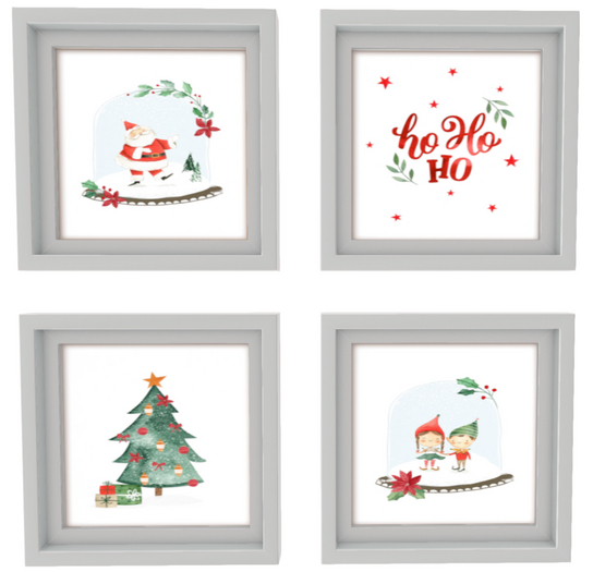 Second Life Marketplace Tams Wall Decor Framed Christmas Quad