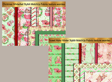 FatPack Christmas Winterfest Stylish MatchUp Fabrics texture