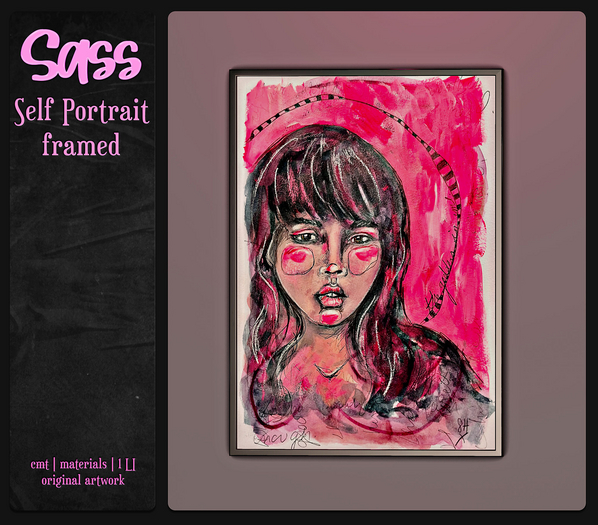 Sass [HD] Self Portrait Framed