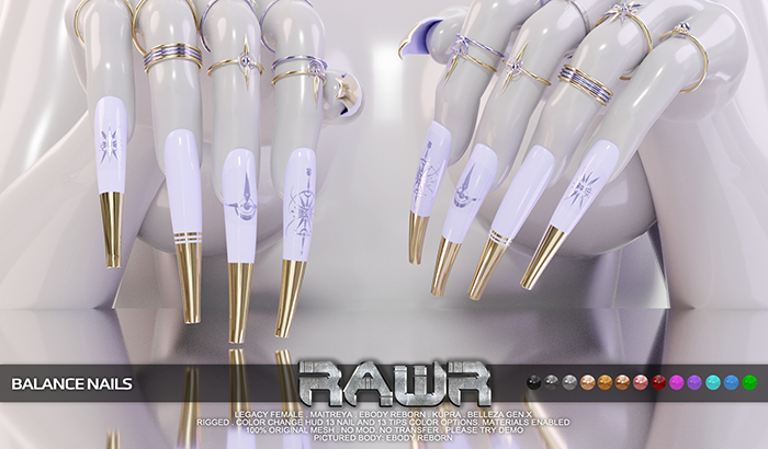 RAWR! Balance Nails DEMO (add me)