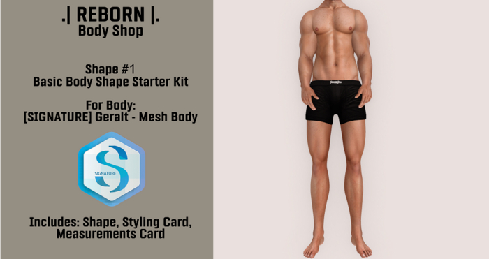 .| REBORN |. Body Shop - Basic Body Shape - Signature Geralt