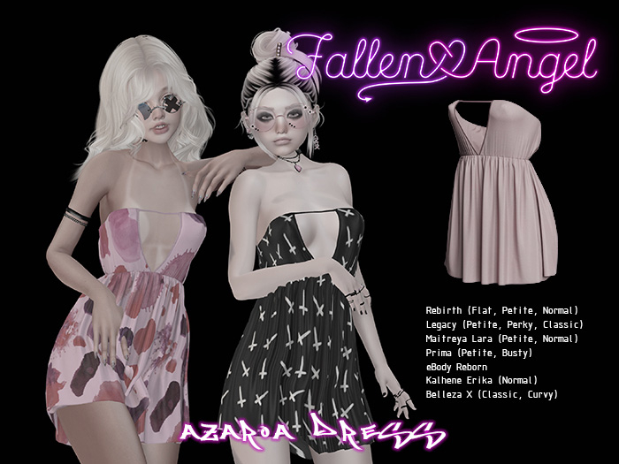 .:: Fallen Angel ::. Azaroa Dress - Pink