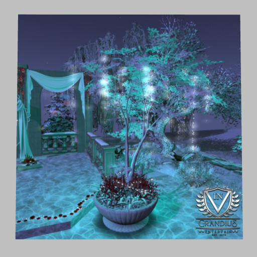 Whispering Winter Tree Planter 
