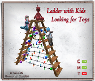 ETALON H&G - Ladder with Kids Looking for Toys