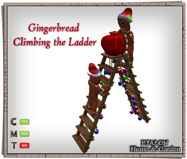ETALON H&G - Gingerbread climbing the Ladder