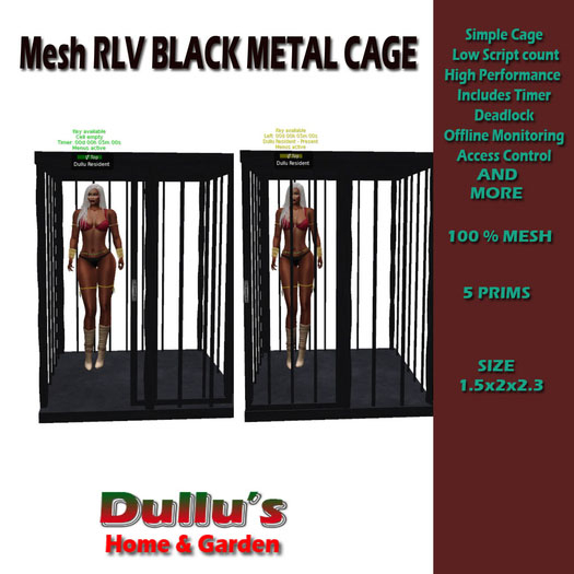 Mesh RLV BLACK METAL CAGE C/M