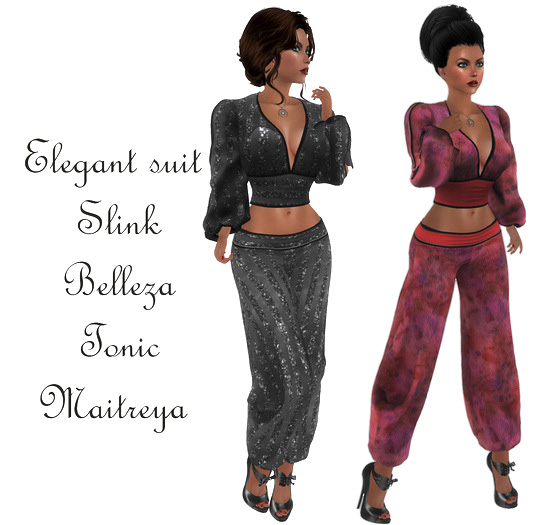 Elegant Suit.Tonic, Slink, Maitrey, Belleza