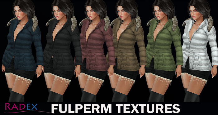 RADEX F.P.T-MI961928 Front Tied Padded Coat FITMESH