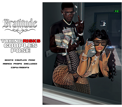 BRATITUDE - Taking Risks Couples PoseUNPACK
