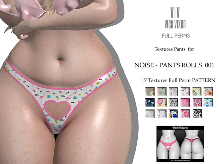 VIV PERMS - TEXTURE- NOISE - PANTS BELLEZA ROLLS 001