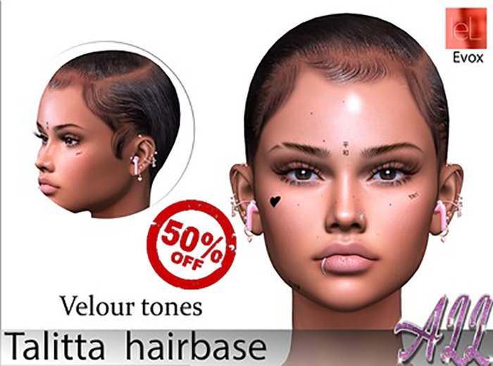 Hairbase Talitta [All] Evox (Velour tons)