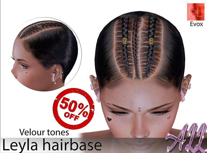Hairbase Leyla [All] Evox (Velour tons)