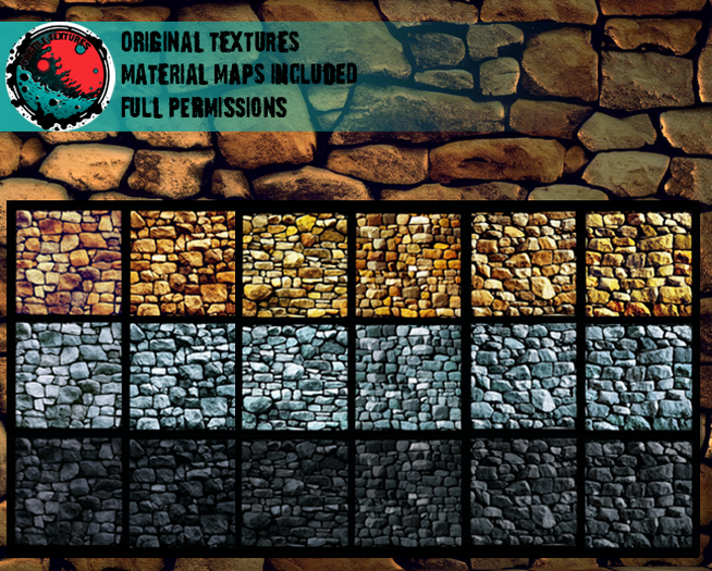 ::T:: Materials Texture: Stone Wall FullPack (30% off)