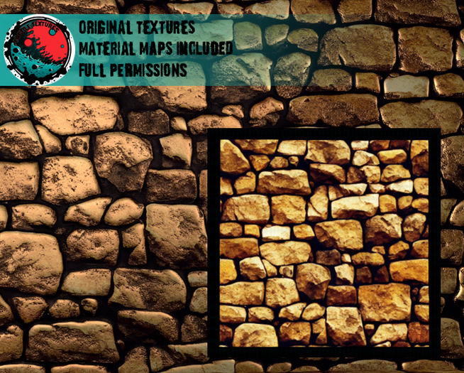 ::T:: Materials Texture: Stone Wall 2a
