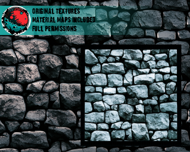 ::T:: Materials Texture: Stone Wall 2b
