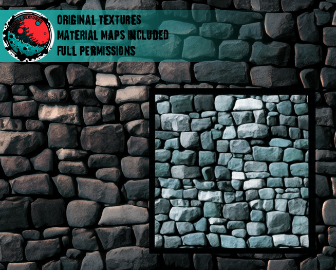 ::T:: Materials Texture: Stone Wall 4b