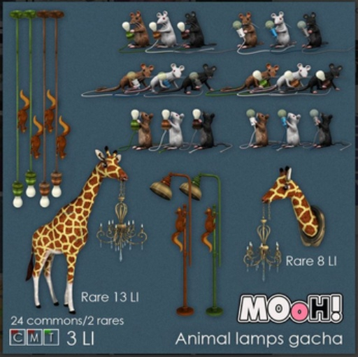MOoH! Mouse light black acorn 2 3LI