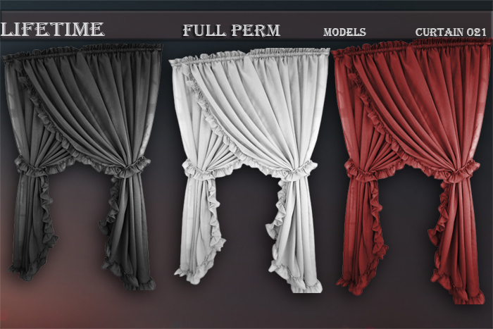 LIFETIME Full Perm Curtain Models 021