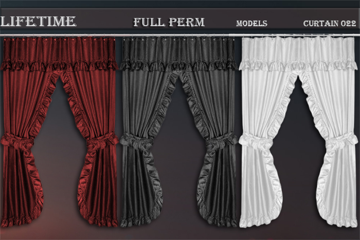 LIFETIME Full Perm Curtain Models 022
