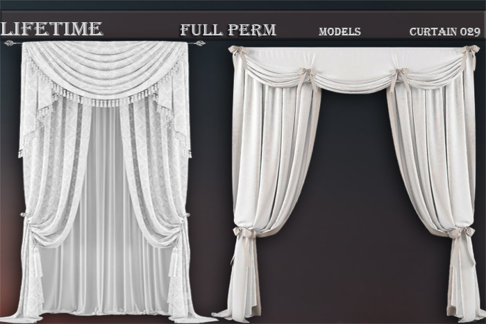 LIFETIME Full Perm Curtain Models 029