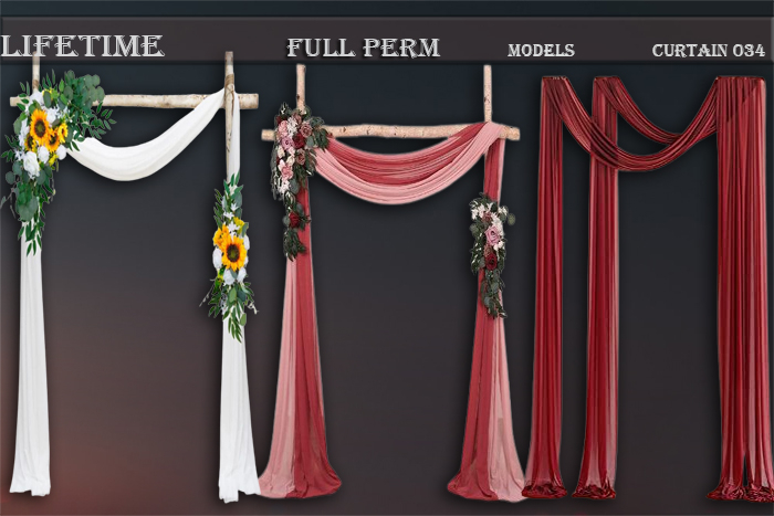 LIFETIME Full Perm Curtain Models 034