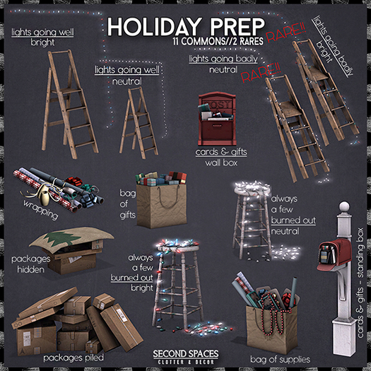Second Spaces - Holiday Prep - wrapping
