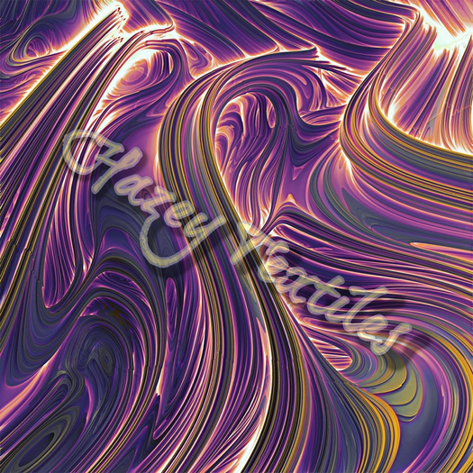 Hazey Textiles - Purple Paint Ribbon Texture