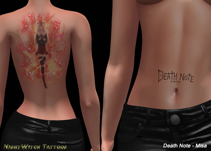 /N/ - Death Note Misa tattoo - BOM