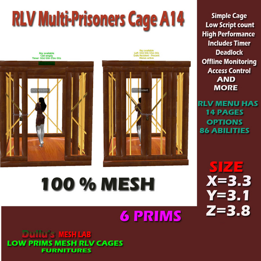 RLV Multi-Prisoners Cage A14 C/M