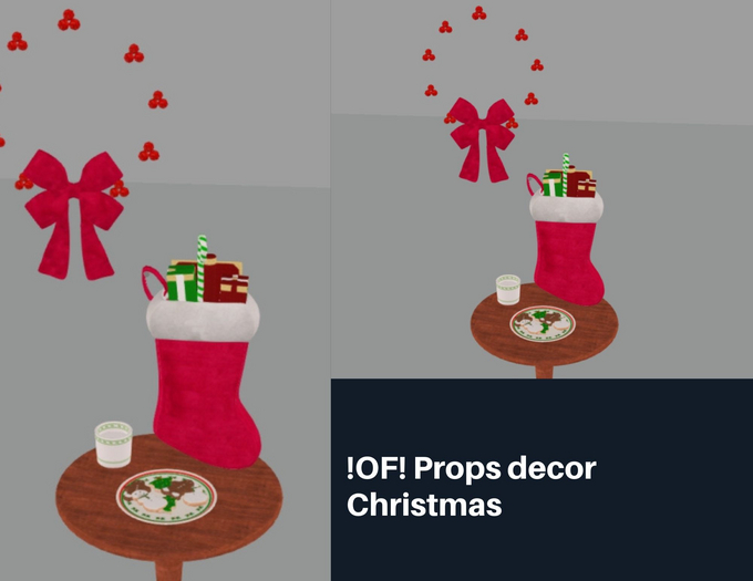 !OF! props christmas decor