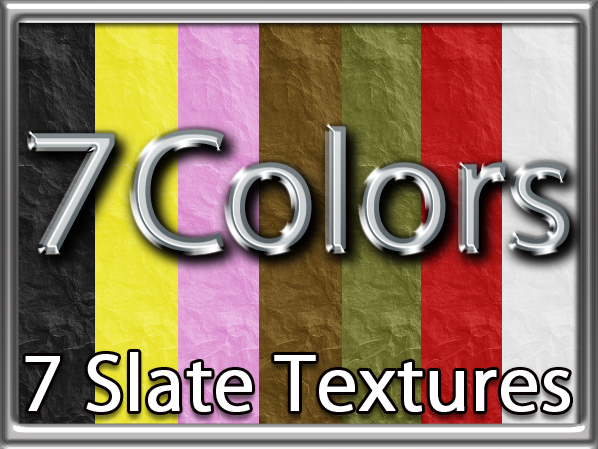 Zoy Texture [ Slate 03 ] Seamless - 7 Colors