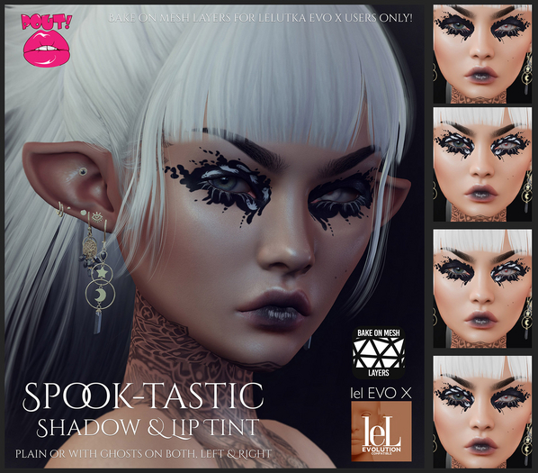 [POUT!] Spook-tastic Shadows & Lip Tint 