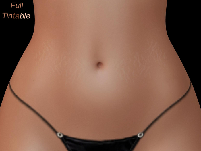 Stretch Marks Tummy - tintable (BOM)