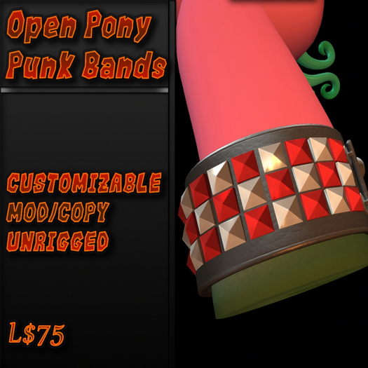 [T.T.D.] Punk Hoofband set