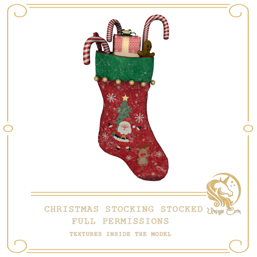 Full Perm Christmas Stocking Stocked