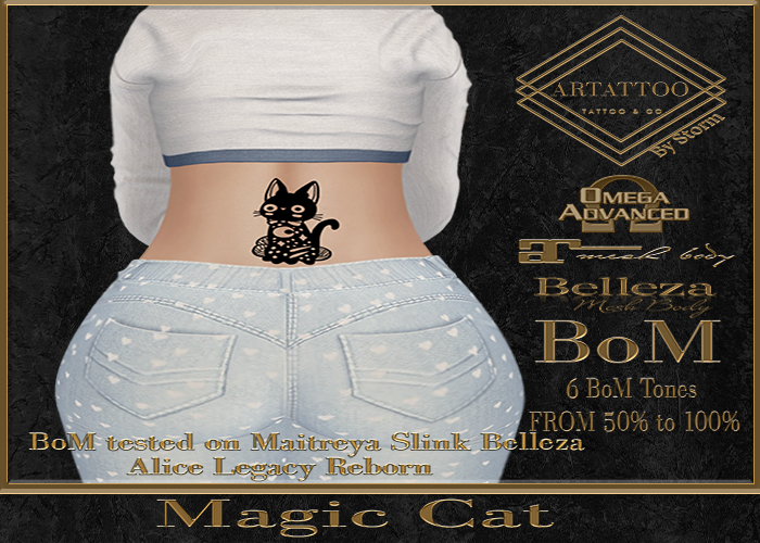 Artattoo Magic Cat  