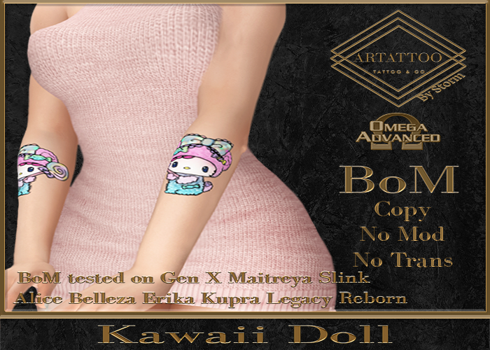 ArTattoo Kawaii Doll   