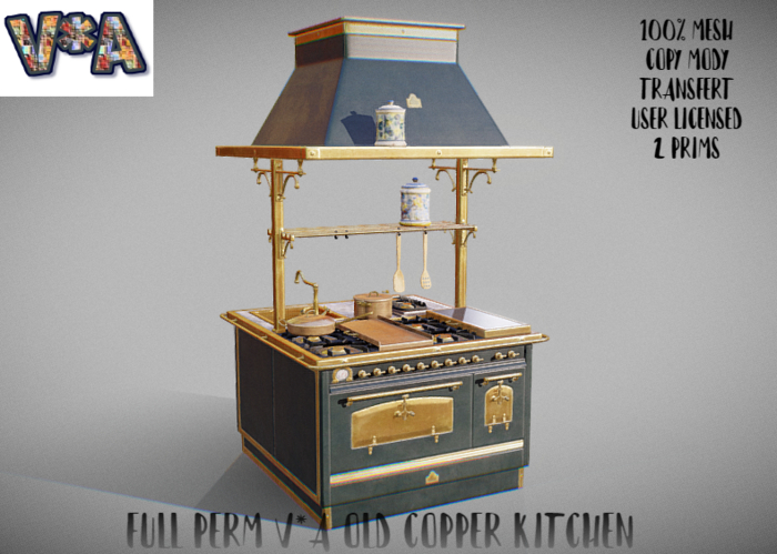 FULL PERM V*A OLD COPPER KITCHEN