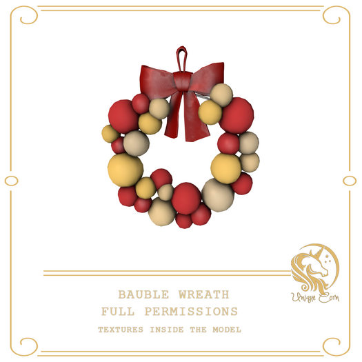 Full Perm Bauble Wreath