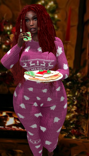 COZY CHRISTMAS PJ'S PINK